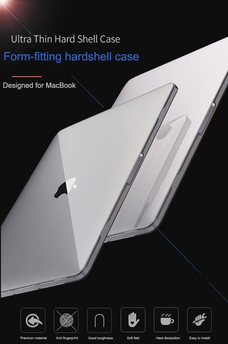 Imagen 9 de 10 de Cover Case Mate Macbook Air 13.3 A2179 / A2337 M1 2020 Wiwu