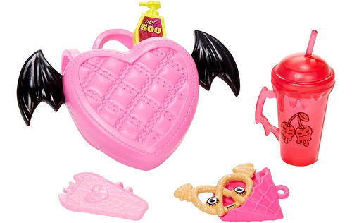 Monster High Muñeca De Moda Draculaura Con Pelo Rosa Y Negro