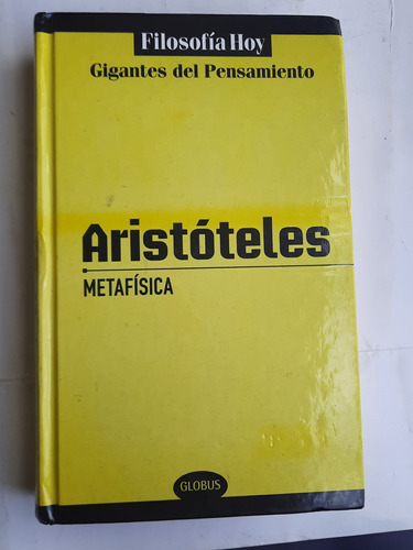 Metafísica. Aristoteles .editorial Globus.impecable 