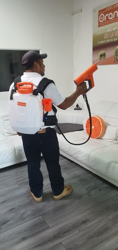 Pulverizadora Ulv Electrostatica Virux De Cleanwork Orange