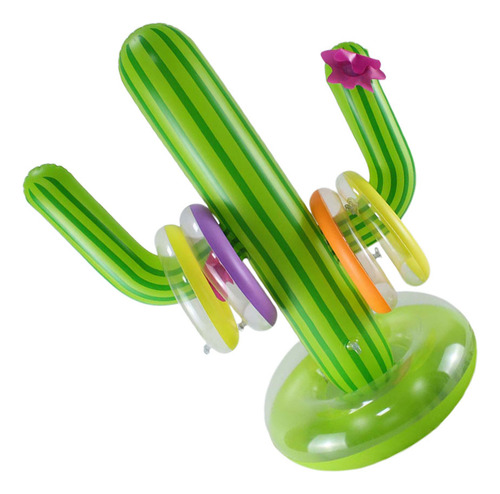 1 Juego De Juguetes De Cactus Simulados Con Anillos De Veran