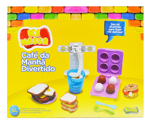 Ki Massa - Massinha Modelar Infantil Café Da Manhã Divertido