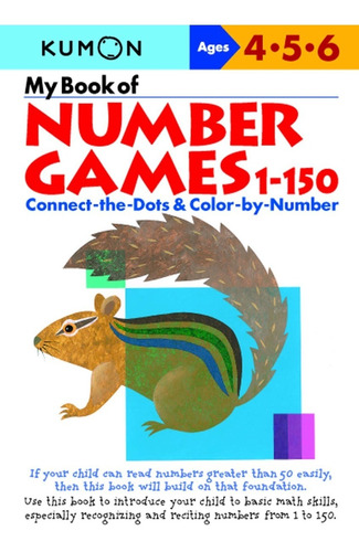 Libro Kumon :  My First Book Numbers 1-150