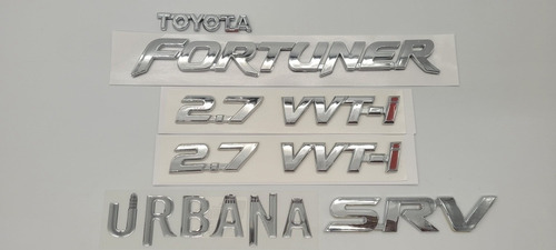 Toyota Fortuner Urbana Emblemas 