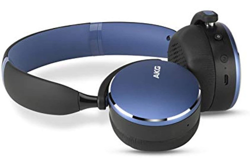 Imagen 1 de 4 de Akg Y500 - Auriculares Plegables Con Bluetooth, Color Azul