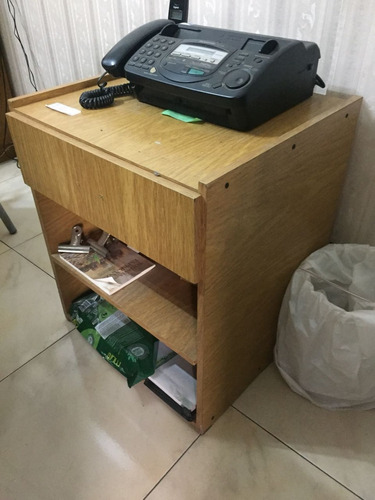 Mesa De Apoyo Telefono Fax Impresora Estanteria