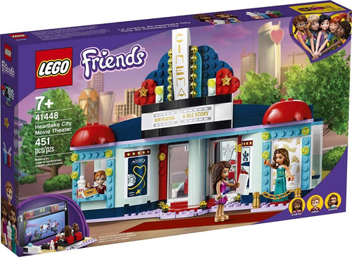 Brinquedo De Montar Lego Friends Cinema De Heartlake City Quantidade De Peças 451