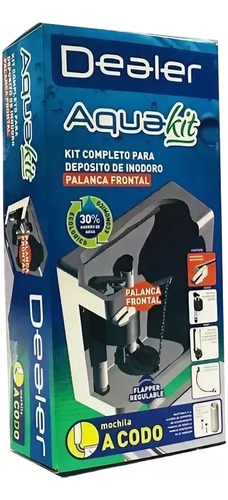 Kit Completo Depósito Inodoro A Codo Palanca Frontal