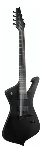 Guitarra Ibanez 7 Cordas Ictb721 Iron Label Black Flat Bkf Orientação Da Mão Destro
