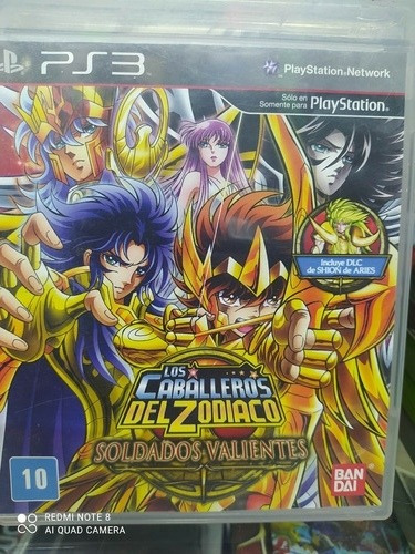 Los Caballeros Del Zodiaco Soldados Valientes Para Ps3 Origi