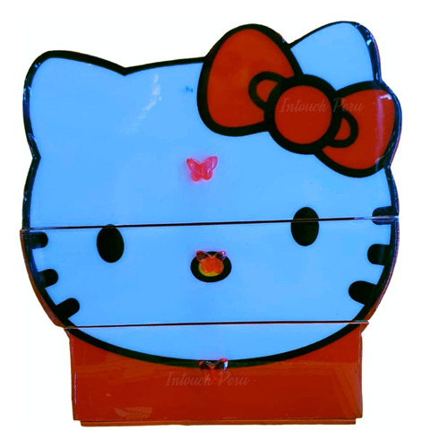 Joyero Personalizado Hello Kitty 3d De Madera