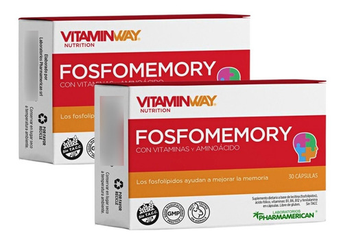 Fosfomemory Mejora La Memoria Vitamin Way - 60 Capsulas