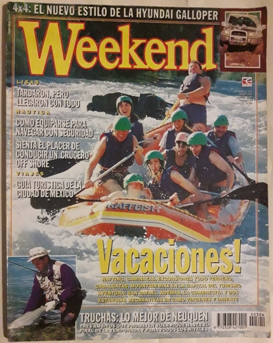 Revista Weekend N° 304 Enero 1998 Pesca Truchas Nautica 