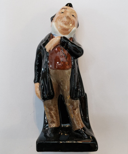 Figura Porcelana Inglesa Royal Doulton  Pecksniff  10cm Alto