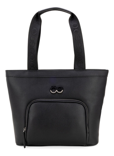 Bolsa Tote Cloe Rabriel Grande Color Negro