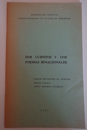 Drummond Andrade Mendoza Enriquez Cuentos Poemas 1981