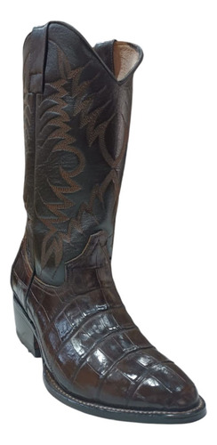 Bota De Cocodrilo Oferta Unico Par Original 100% Piel