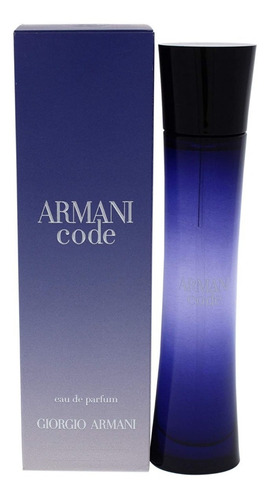 Imagen 1 de 2 de Giorgio Armani Code Para Dama Eau De Parfum Original 75ml