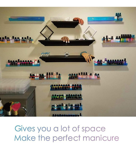 Organizador De Esmaltes Para Parede Com 6 Peças