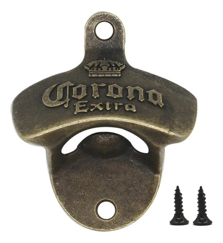 Destapador Botellas Cerveza Rustico Pared Metálico - Corona 