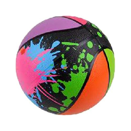 Balón De Baloncesto De Estilo Salpicadura De Colores D...