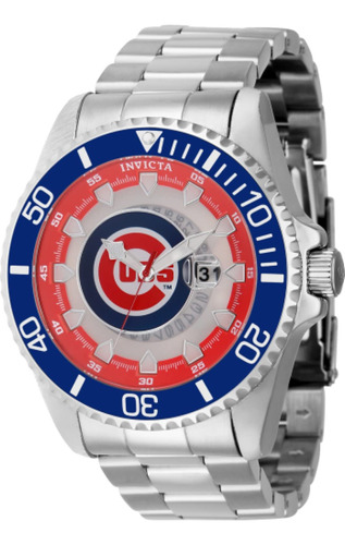 Reloj De Cuarzo Para Hombre Con Logotipo De Los Chicago Cubs