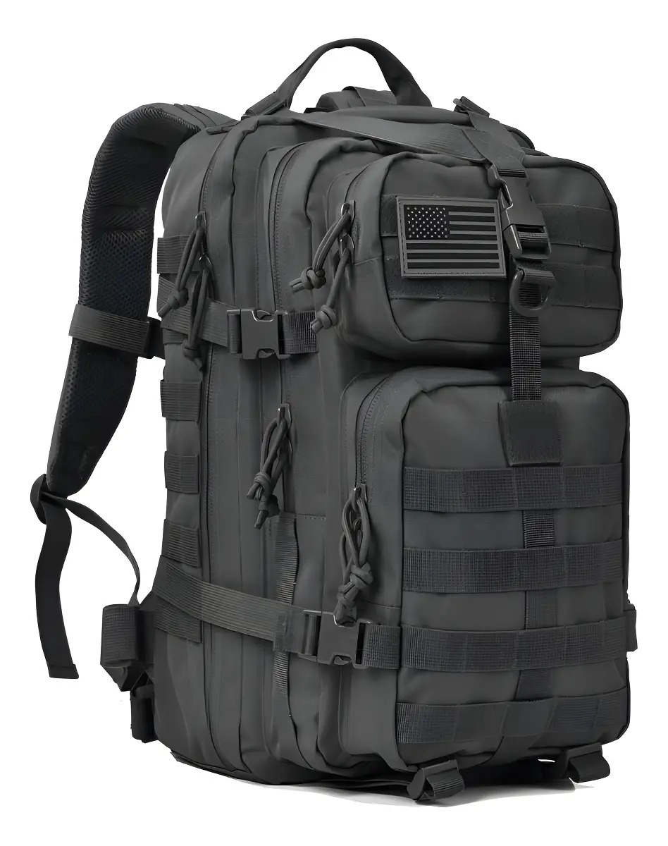 Reebow Gear Mochila Táctica Militar De 3 Días De Asalto M. Color Negro