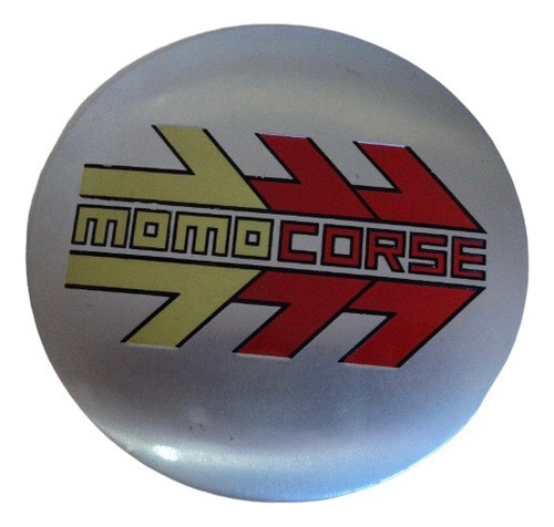Emblema Momo Corse   90 Mm Para Rodas Esportivas