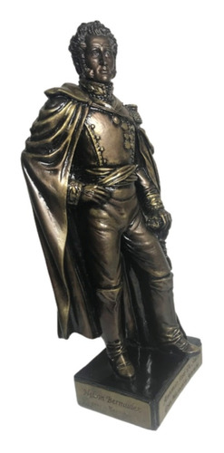 Antonio José De Sucre Imagen Escultura, Poliresina Alto 38cm