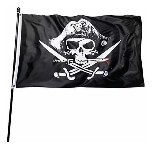 Bandera Piratas Danf Pirata Dead Man's Chest Tricorn Flag Sk