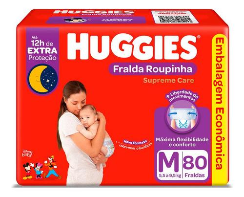 Huggies Roupinha Supreme Care 80 unidades (M)