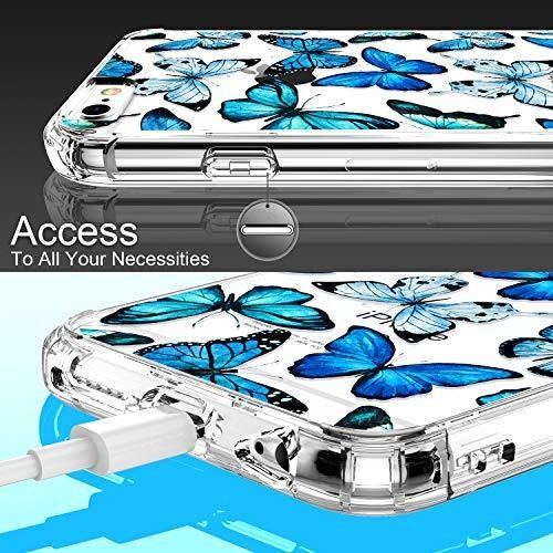 Estuche Para iPhone 6 Protector Pantalla Transparente Flor