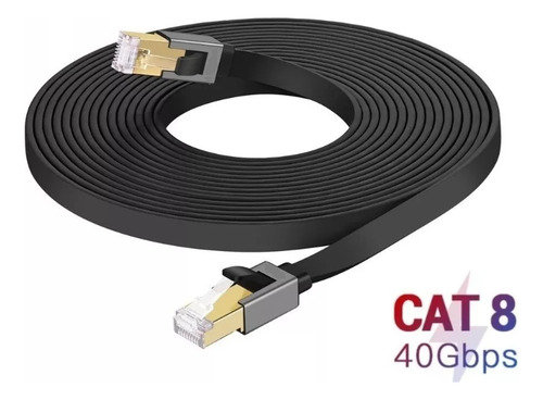 Asometech Cable Red Cat8 Ethernet Rj45 40gbps 2000mhz 15m