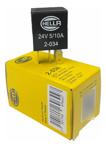 Micro Relay Línea Pesada Camiones Industria Hella 10/5a