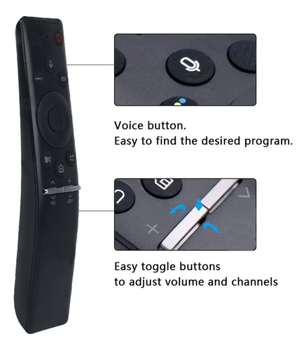 Control Remoto Universal Genérico Para Smart Tv Samsung Voz
