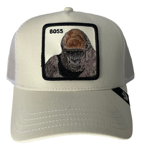 Gorra Goorin Bros Boss Gorila Blanca Original