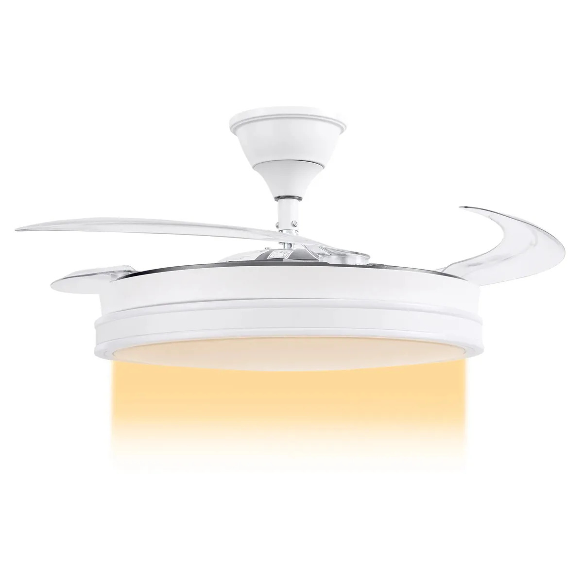 Ventilador De Techo Kanjihome White Retráctil Línea Exclusive Ms