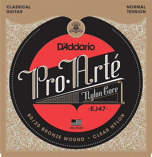 Cuerdas D´addario Pro Arte Made In Usa Dadario Ej47