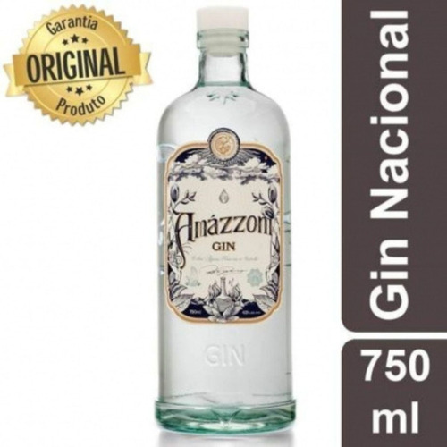 Gin Amazzoni 750ml - Tradicional - Original Selo Ipi