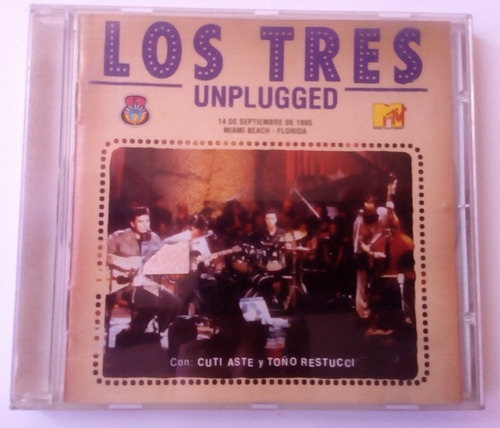Los Tres Unplugged - Cd Usado - Buenas Condiciones