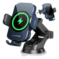 Comprar Cargador Inalámbrico Auto, Carga Rápida Para iPhone Y Samsun