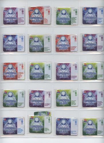 Coleccionables Alien Gamesa Stickers 3d Completa 2014 (Usado)