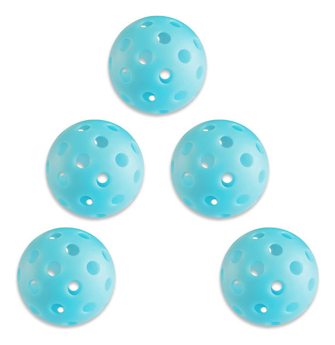 Paquete De 5 Bolas Linous Pickleballs, Para Interiores, 74 M
