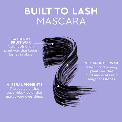 Máscara Florence De Mills Built To Lash, Color Negro, 9 Ml