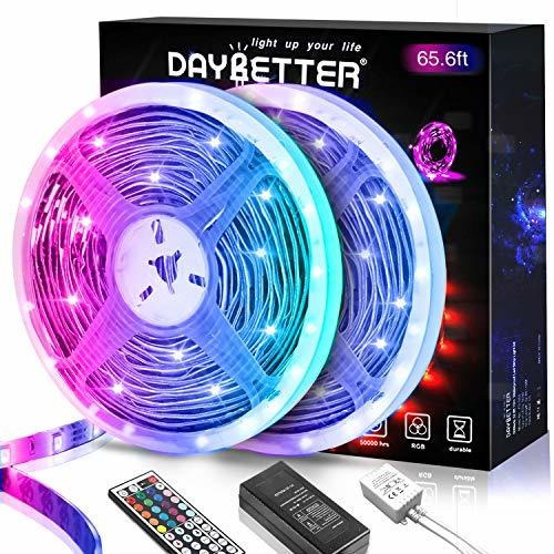 Daybetter 65.6ft Led Franja, Luces De Tira Para El Dormitori