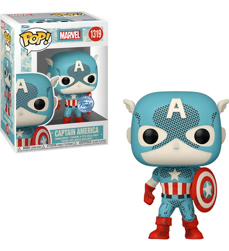 Funko Pop Marvel Capitão América Retro 1319 Special Edition