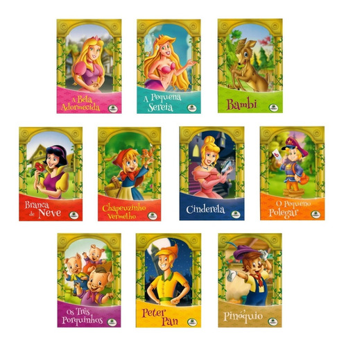 Kit Livro Infantil Clássicos De Ouro + Clássicos De Sempre