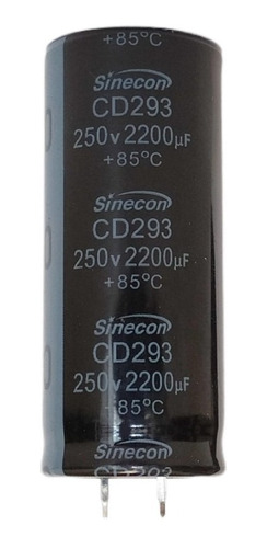 Capacitor 2200uf 250vdc Condensador De Inversor 2 Pzas Tht