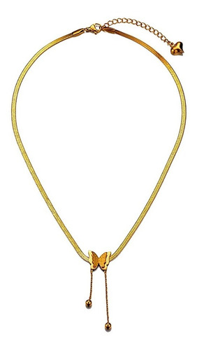 Oferta! Collar Mariposa San Valentín Oro 18kt