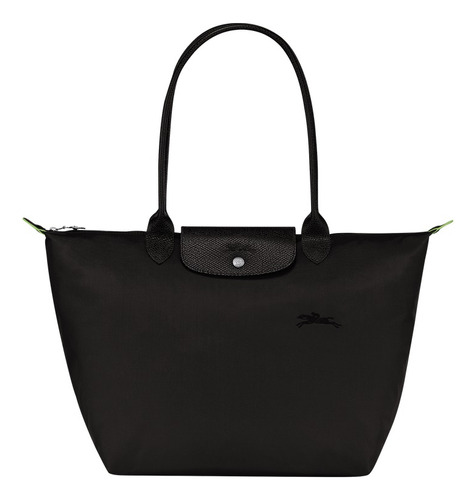 Longchamp Le Pliage Original Bolso Tote Mediano, Negro Puro